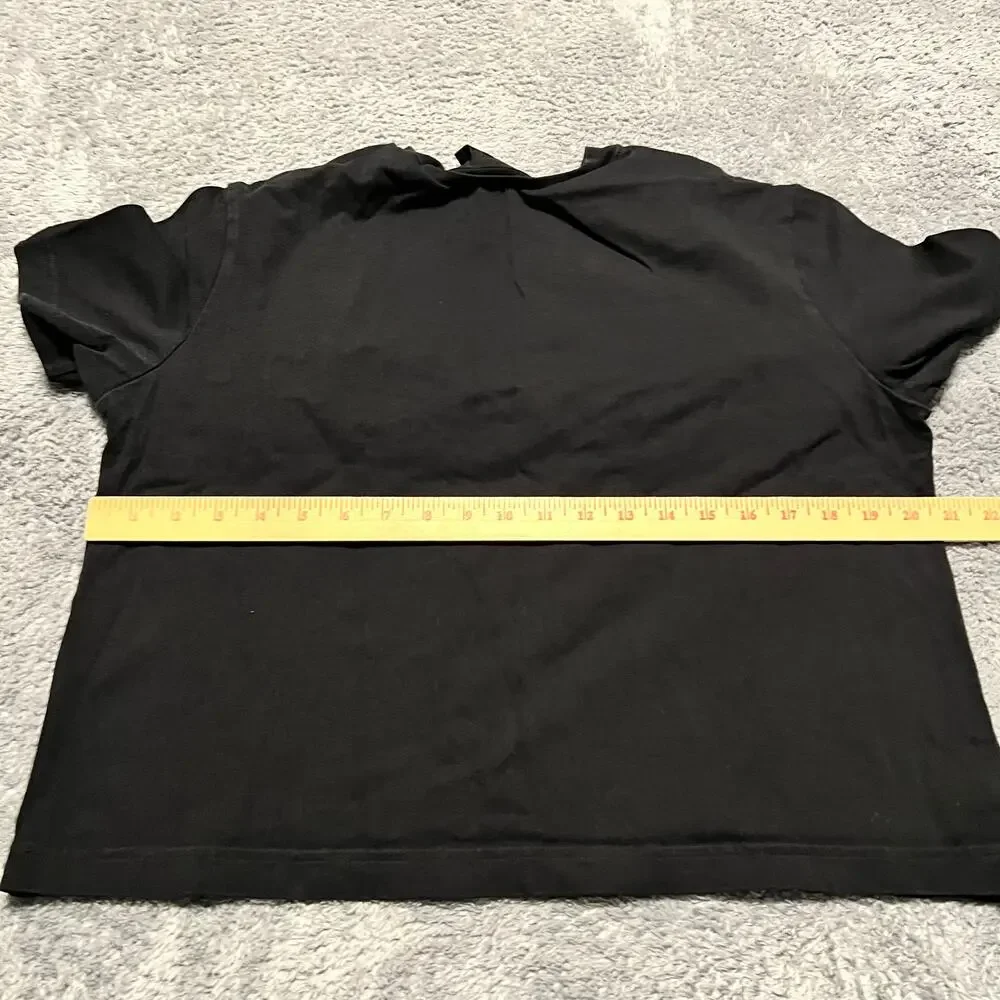 Nike Shirt Womens Large Swoosh Cropped Pocket T-Shirt DN4851-010 Essential Heavy